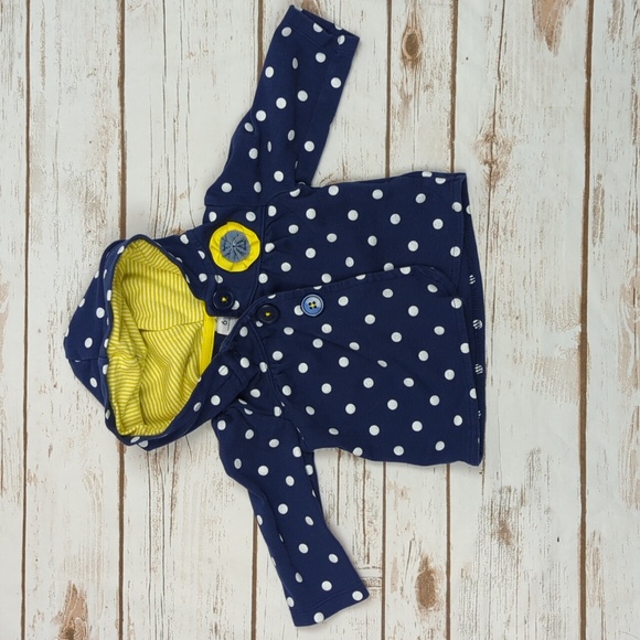 Carter's Navy/White Polka Dot Jacket 6M - Picture 1 of 7